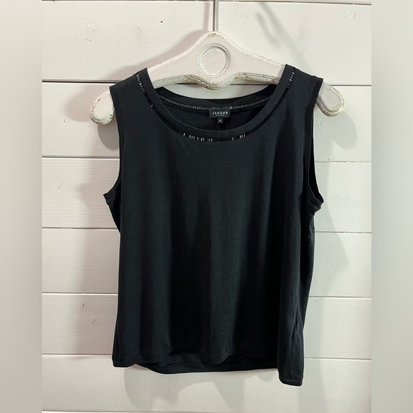 ❣️🖤 JAEGER – Black Sleeveless Top – Size M - Picture 11 of 11
